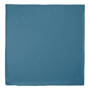 Metallic Blue,Slate Blue,Smalt Blue, Duvet Cover