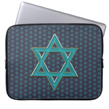 Metallic Blue Star of David