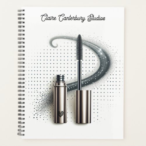 Metallic Bold Mascara Swoosh  Planner