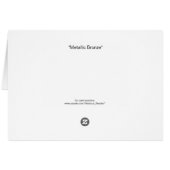 Metallic Bronze Cards (Back Horizontal)