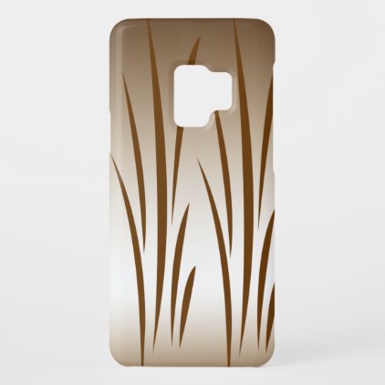 Metallic Bronze Grass Abstract Galaxy S9 Case