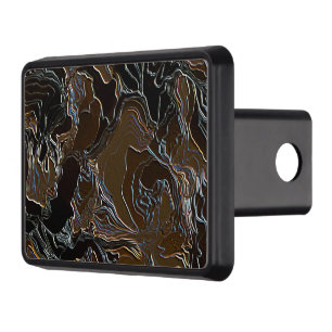 Metallic Brown Camouflage Tow Hitch Cover