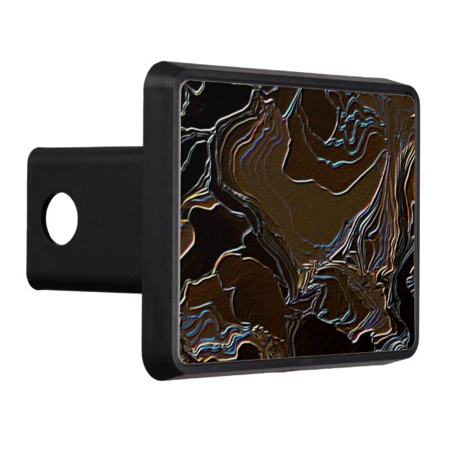 Metallic Brown Camouflage Tow Hitch Cover (Right)