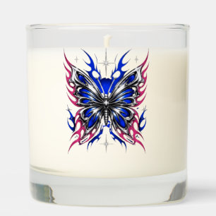 Metallic Butterfly Blue Pink Flame Wings – Gothic Scented Candle