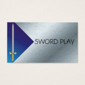 Metallic Card and Medieval Sword (Front)
