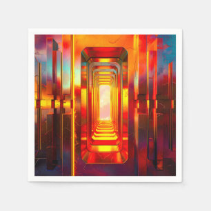 Metallic Celestial Sky Napkins