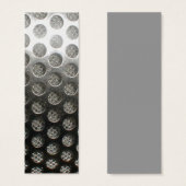 Metallic Circles Bookmark (Front & Back)