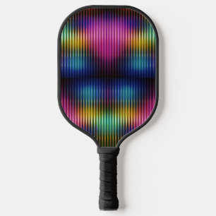 Metallic Color Lines Design Pickleball Paddle