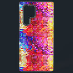 Metallic Colorful Sequins Look Disco Mirrors Samsung Galaxy S22 Ultra Case<br><div class="desc">The famous shiny metallic sequence looks multi colors disco-style mirror background. Retro 70's disco ball mirrors with the bling and sparkles. Look for this design in many tones. Purple,  blue,  green,  and pink can be requested in your favorite color. It is an image pattern and not an actual sequence.</div>