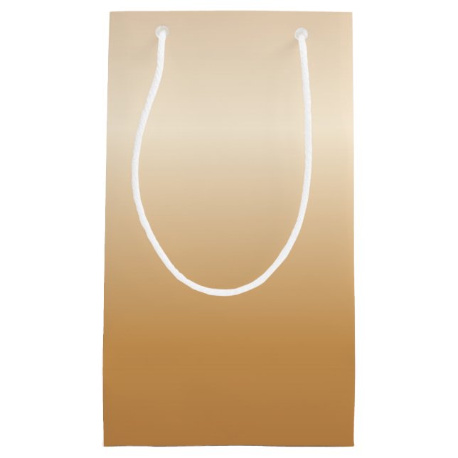 Metallic Copper Bells Small Gift Bag (Front)