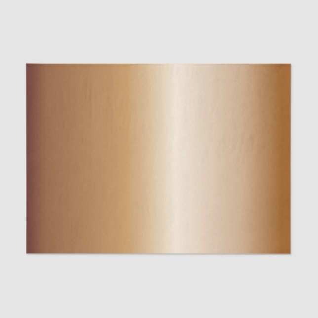 Metallic Copper Bells Tissue Paper (Front)
