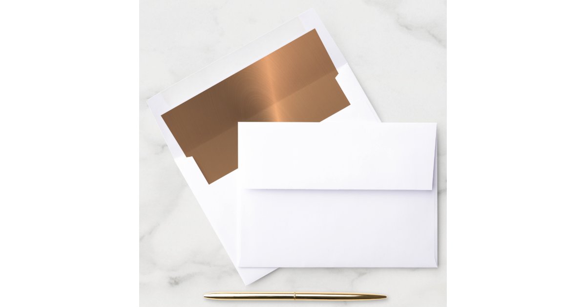 Lux A7 Invitation Envelopes (5 1/4 X 7 1/4) 50/box Copper Metallic