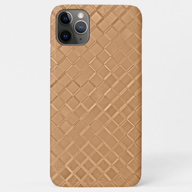Metallic Copper Pattern Case-Mate iPhone Case (Back)