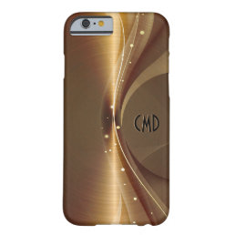 Metallic Copper Tones Stainless Steel Look Barely There iPhone 6 Case