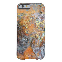 Metallic Corrosion Cool Rusty Industrial  Textured Barely There iPhone 6 Case
