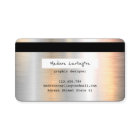 Metallic credit card style