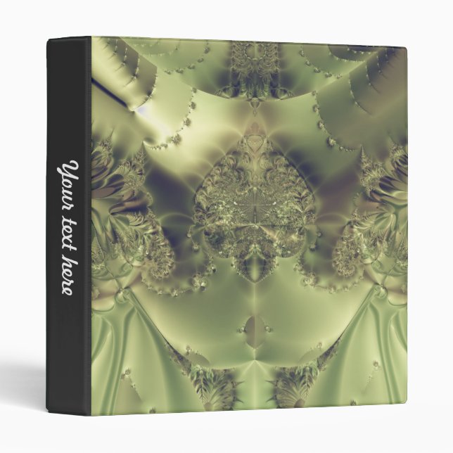 Metallic Curtain 3 Ring Binder (Front/Spine)