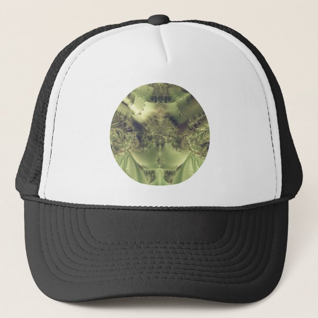 Metallic Curtain Trucker Hat (Front)