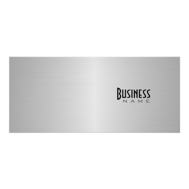 Metallic Design Rack Card (Front)