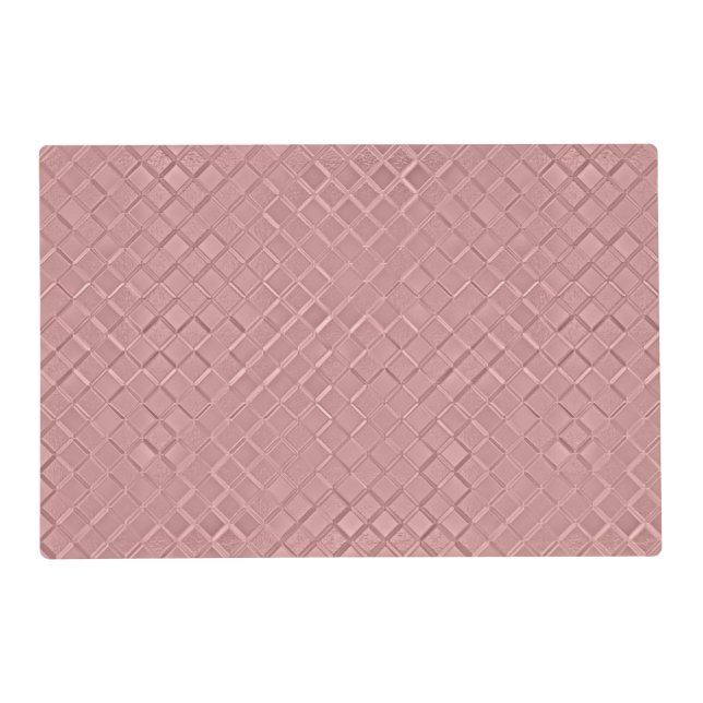 Metallic Diamond Patterns Placemat (Back)
