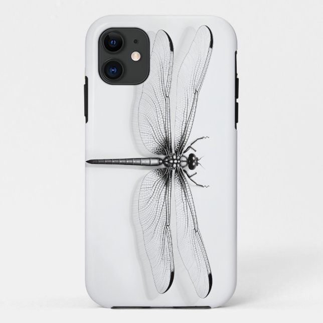 Metallic Dragonfly shirt Case-Mate iPhone Case (Back)