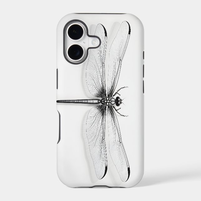 Metallic Dragonfly shirt Iphone Case (Back)