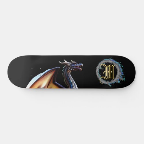  Metallic Elemental Fierce BLUE Dragon AP88 Skateboard