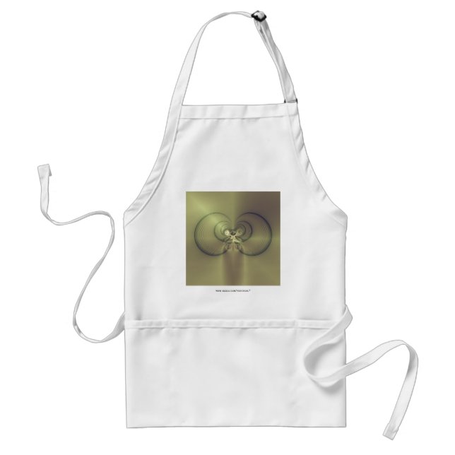 Metallic Feeling Adult Apron (Front)