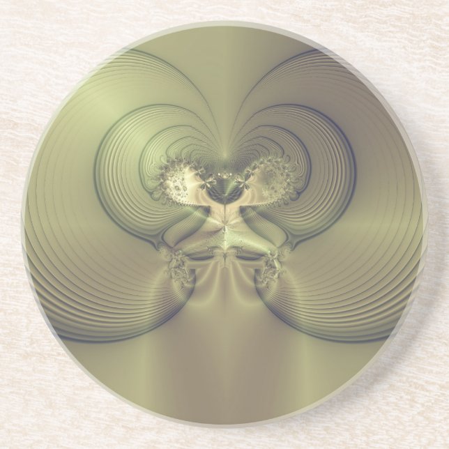 Metallic Feeling Drink Coaster (Front)
