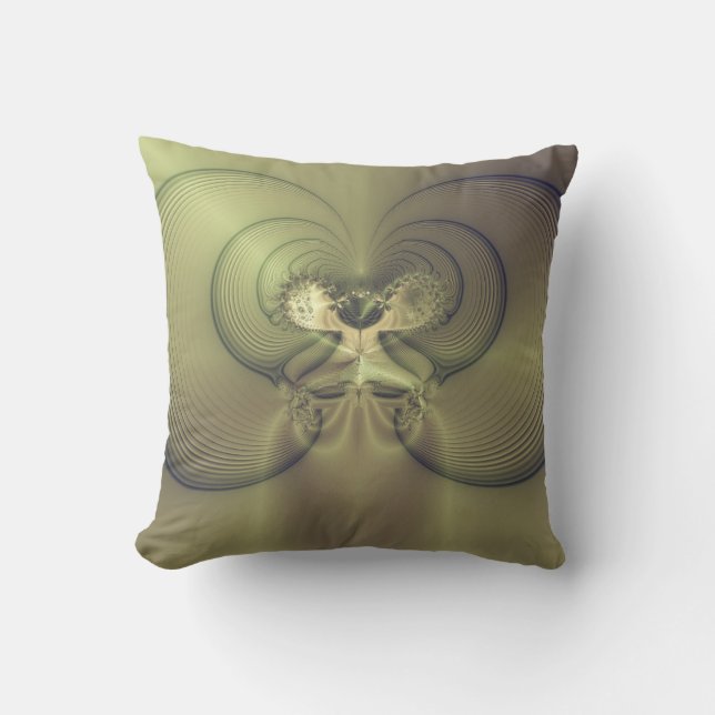 Metallic Feeling Throw Pillow (Front)