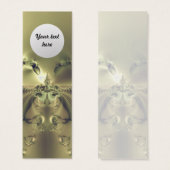 Metallic Flower Custom Bookmark (Front & Back)