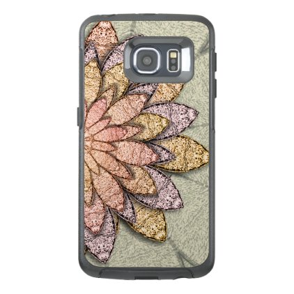 Metallic Flowers OtterBox Samsung Galaxy S6 Edge Case