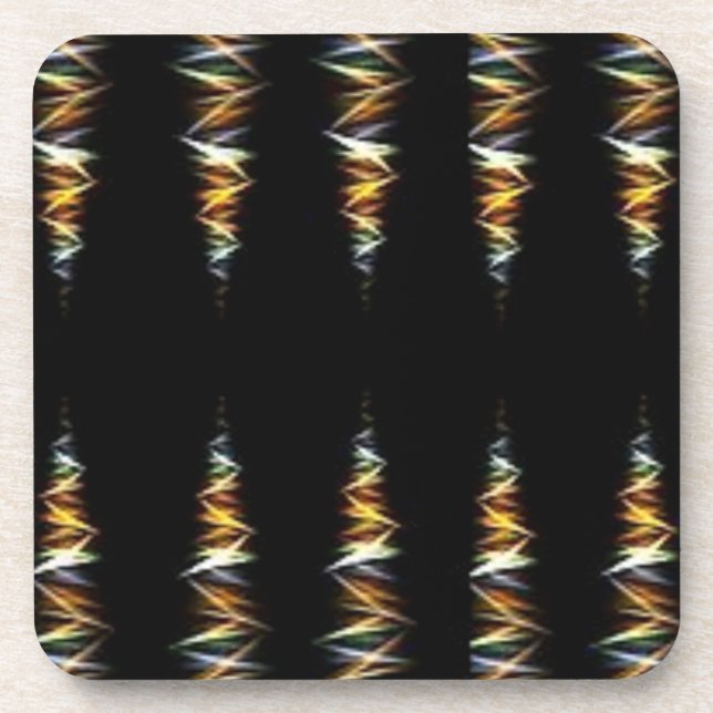 Metallic Fun Funnels Beverage Coaster (Front)