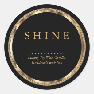 Metallic Gold and Black Labels 2