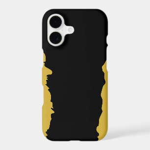 Metallic Gold and Black Unique Stylish iPhone 17 Case