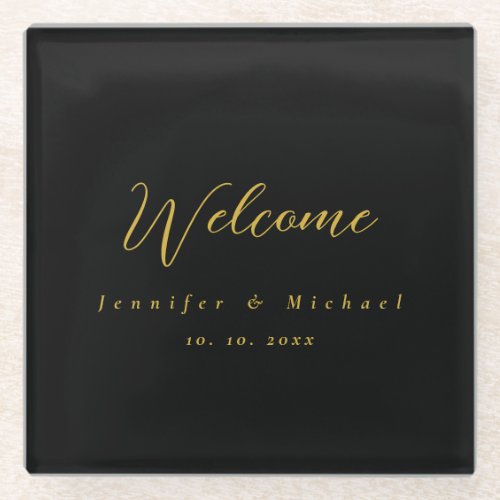 Metallic Gold & Black Professional Modern Elegant