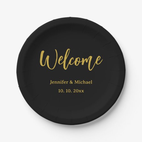 Metallic Gold & Black Professional Modern Elegant