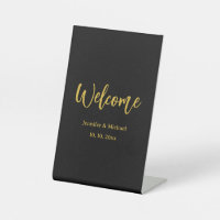 Metallic Gold & Black Professional Modern Elegant