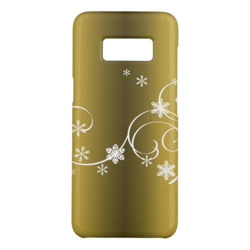 Metallic Gold Christmas Case_Mate Samsung Galaxy S8 Case