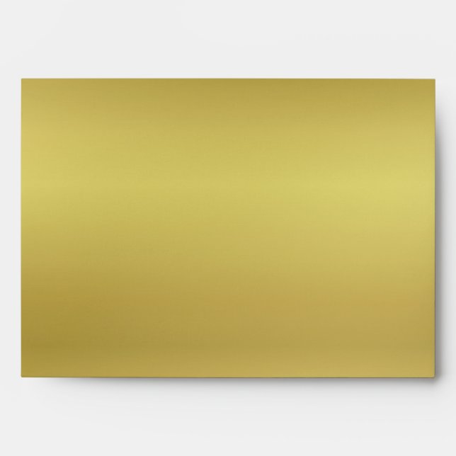Metallic Gold Look Envelope (Front)