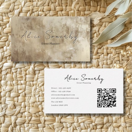 Metallic Gold modern minimalist Business Card