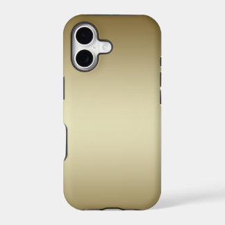 METALLIC GOLD PRINTED PHOTO EFFECT iPhone 17 CASE