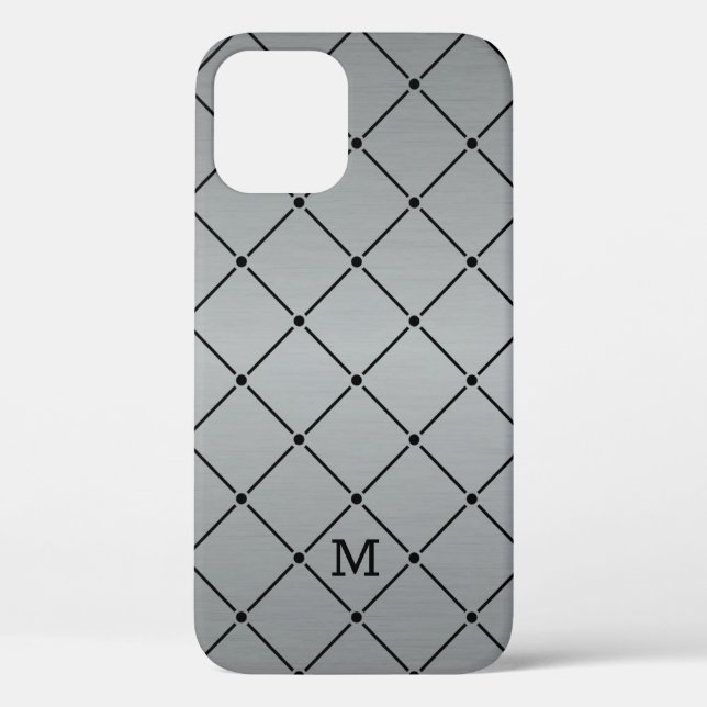 Metallic Gray Background Case-Mate iPhone Case (Back)