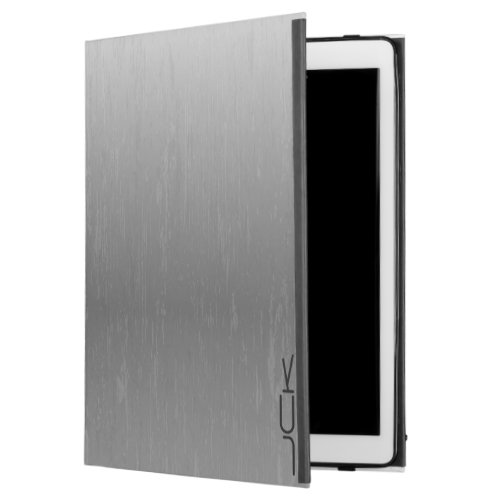 Metallic Gray Brushed Aluminum Look iPad Pro 129 Case