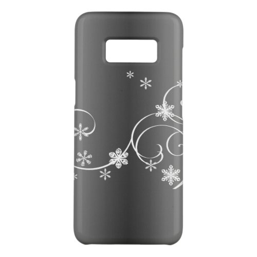 Metallic Grey Christmas Case_Mate Samsung Galaxy S8 Case