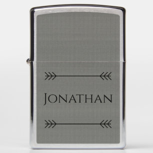 Metallic Grey Zippo Lighter