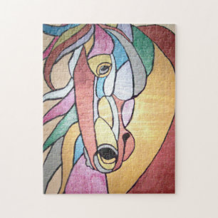 Metallic Horse Puzzle