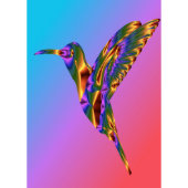 Metallic Hummingbird Telephone Address Book (Front)
