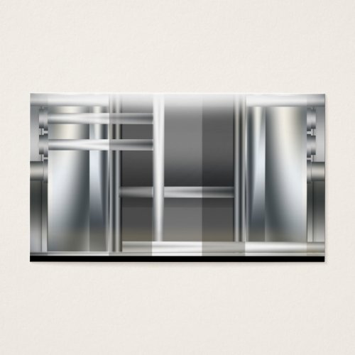 Metallic: Industrial Pipes Business Card