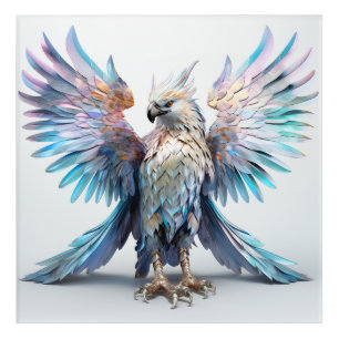 Metallic Iridescent Eagle  Acrylic Print